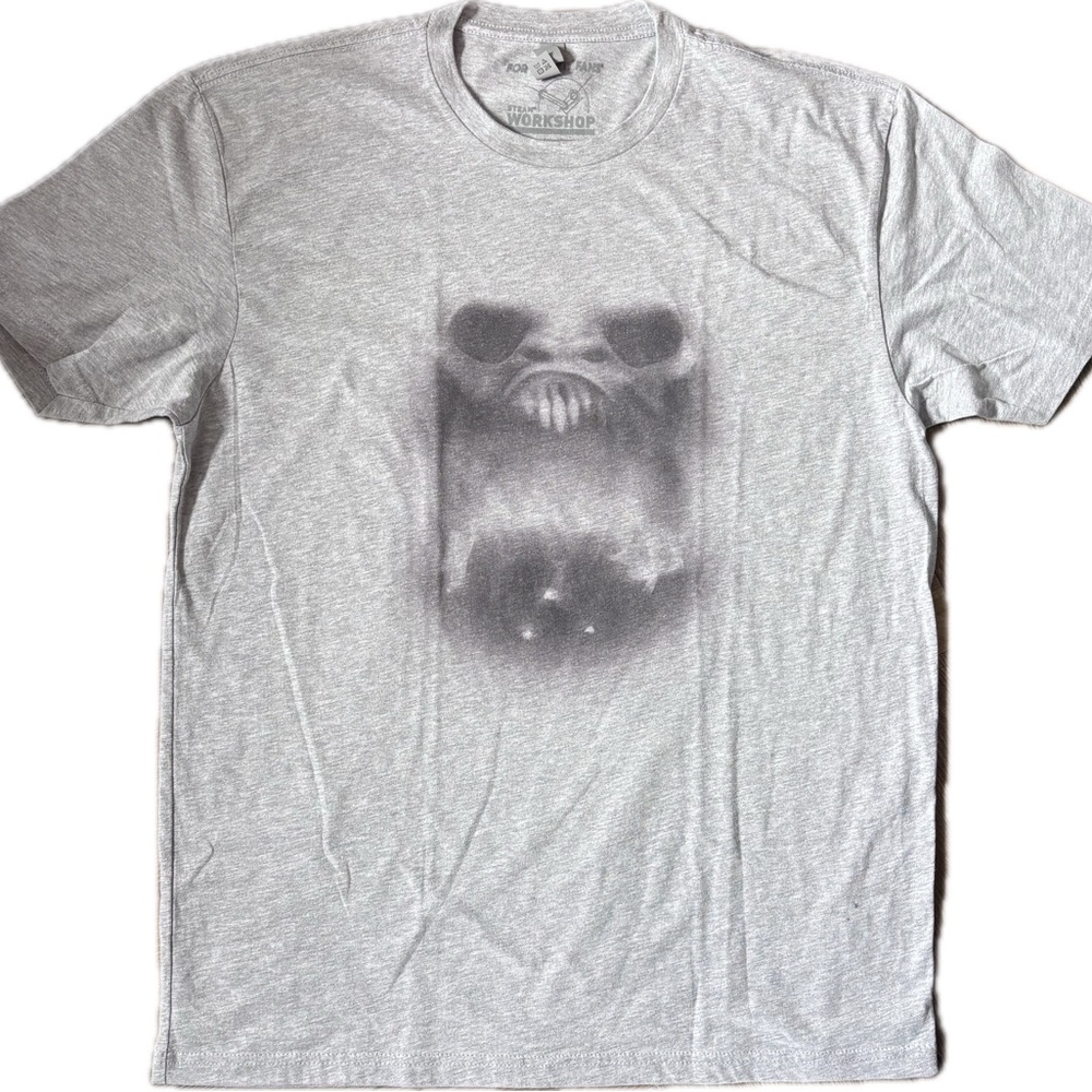 Steam Workshop For Fans By Fans Valve Monster Graphic Tee Heather Grey Large